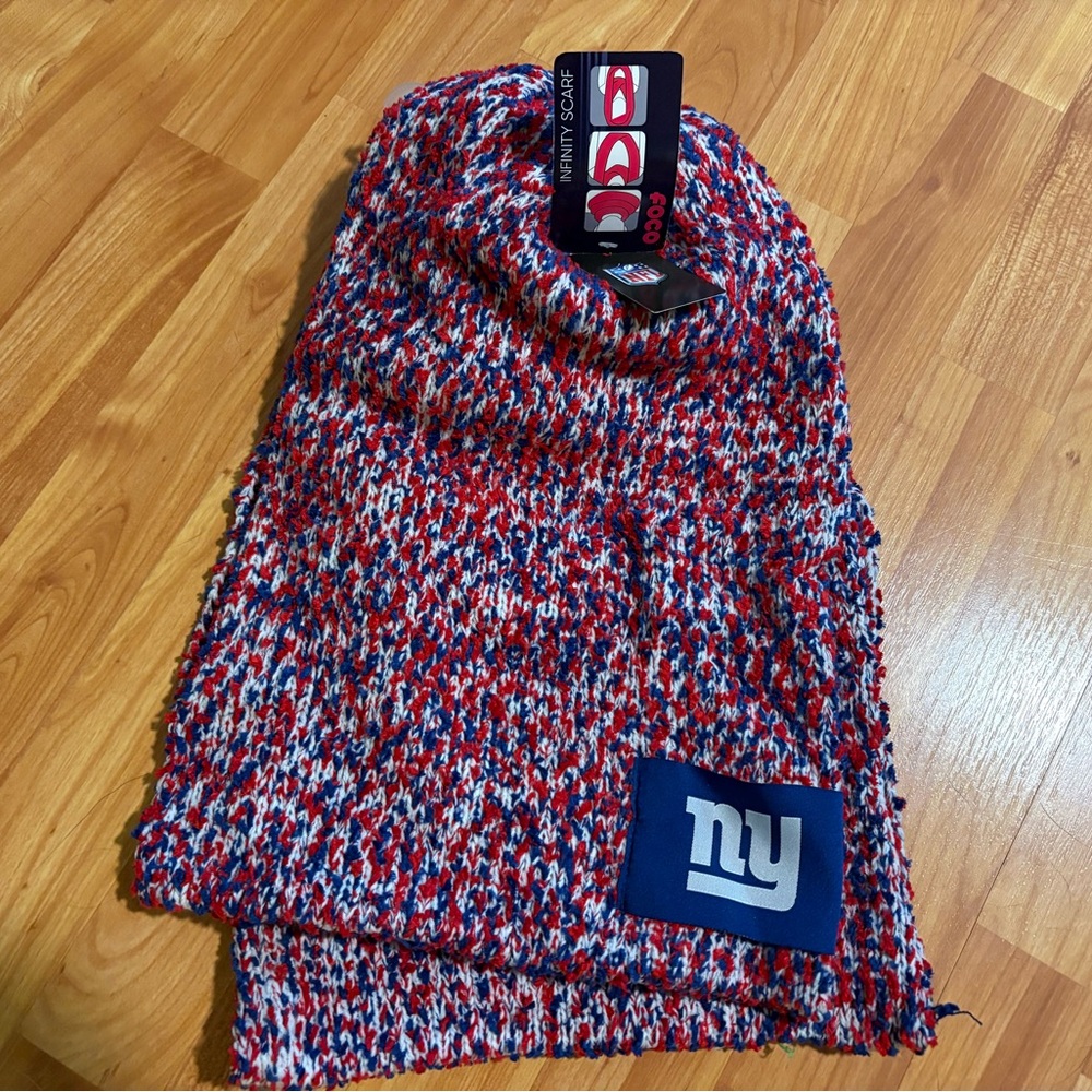 New York Giants Infinity Scarf NWT